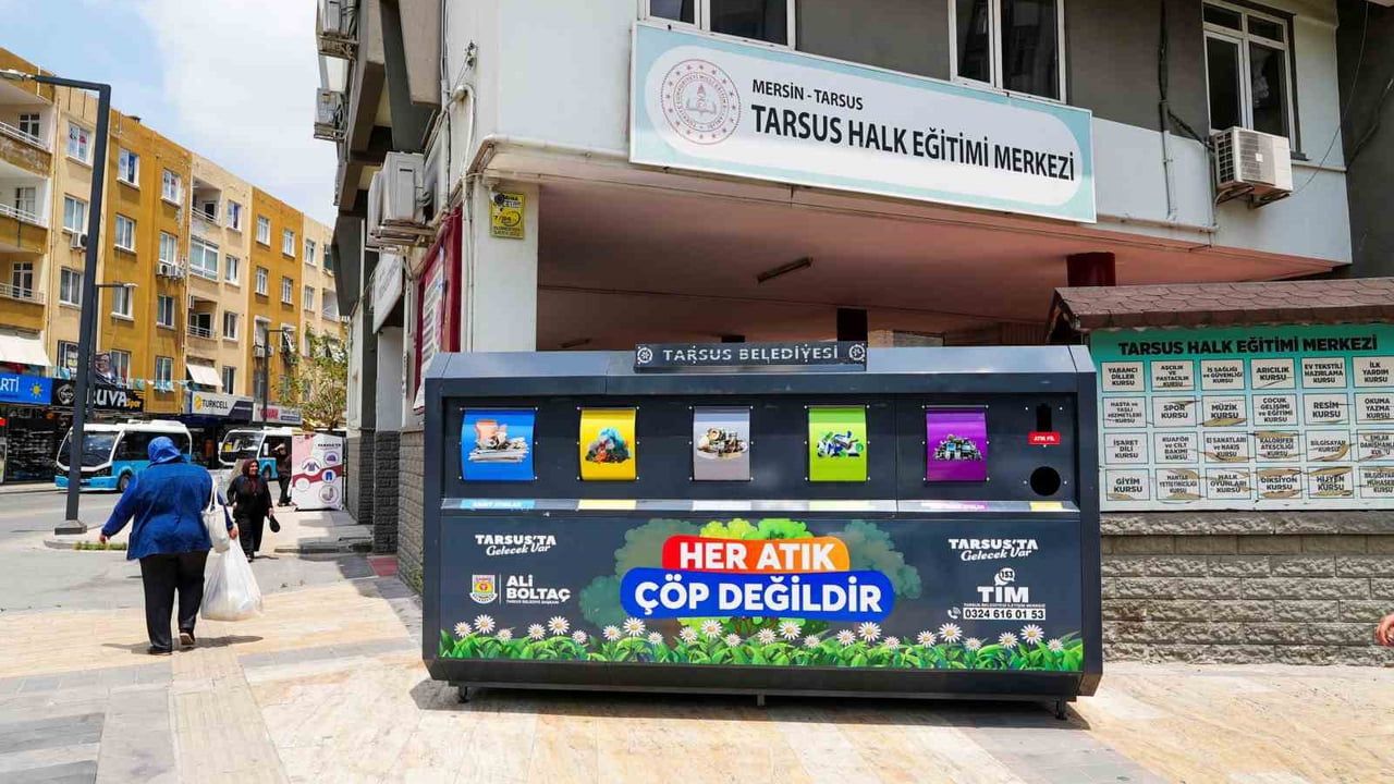 Tarsus'ta Sıfır Atık Hamlesi: İkili Toplama Sistemi ve Binlerce Geri Dönüşüm Ekipmanı