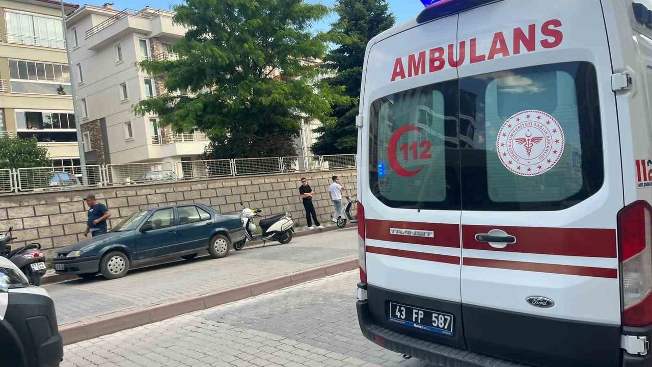 Tavşanlı’da trafik kazasında motosiklet sürücüsü yaralandı