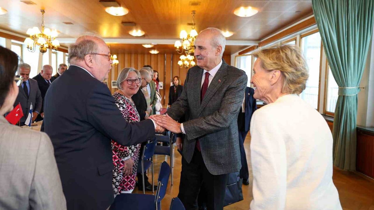 TBMM Başkanı Numan Kurtulmuş Helsinki'de Finlandiya İslam Cemaatini ziyaret etti