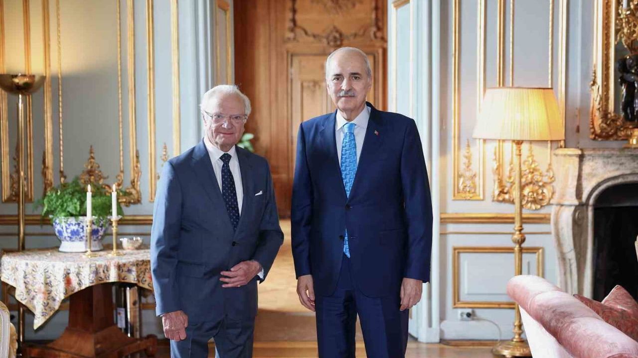 TBMM Başkanı Numan Kurtulmuş, İsveç Kralı Carl XVI. Gustaf tarafından kabul edildi