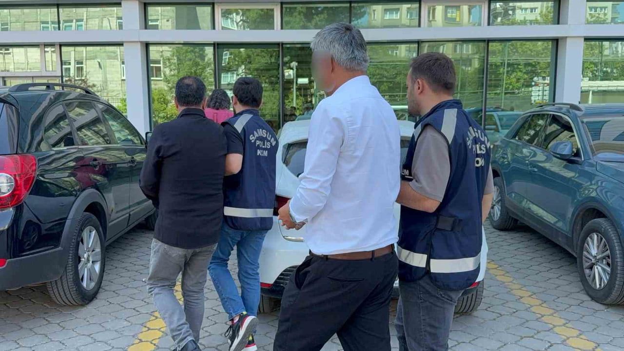 Tefecilik operasyonunda 2 şüpheli Samsun adliyesine sevk edildi
