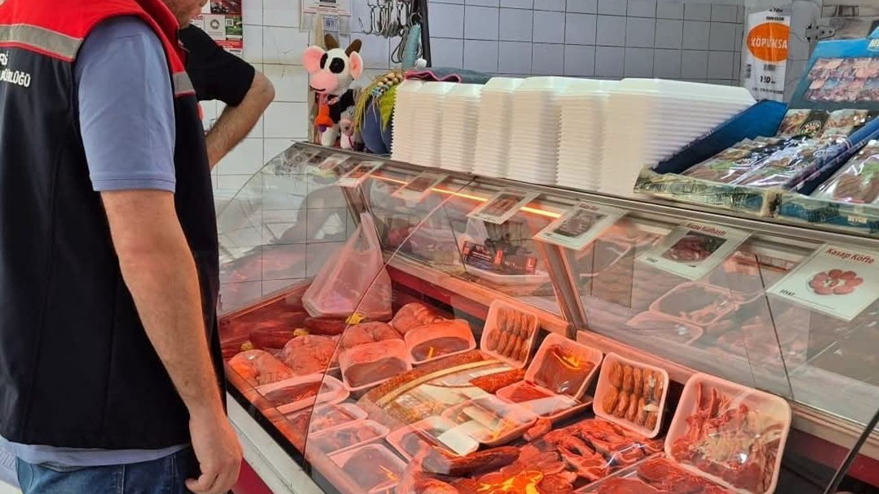 Tekirdağ'da et satış noktalarına sıkı denetim