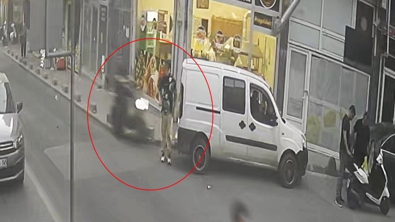 Tekirdağ'da ön teker şovu kazayla sonuçlandı: yaya son anda kurtuldu