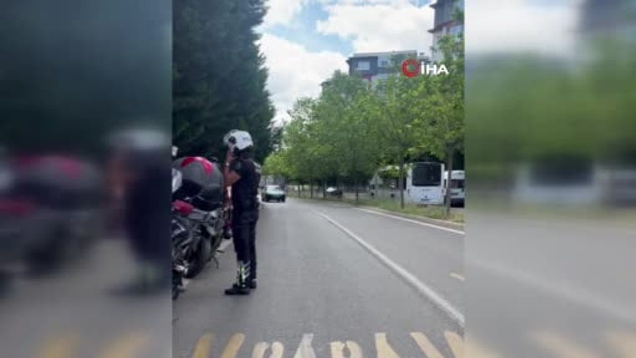 Tekirdağ'da yetersiz ehliyetle yakalanan aday sürücünün belgesi iptal edildi