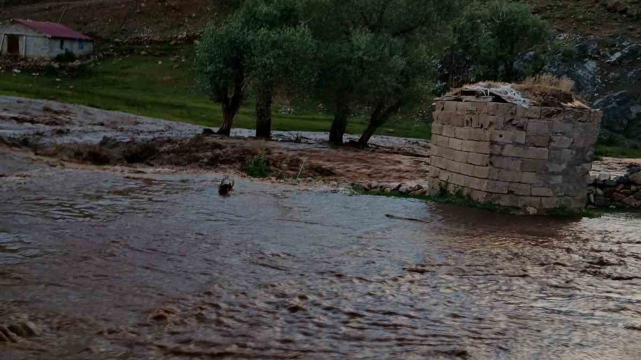 Tekman’da sağanak ve rüzgar ev ve altyapıya zarar verdi
