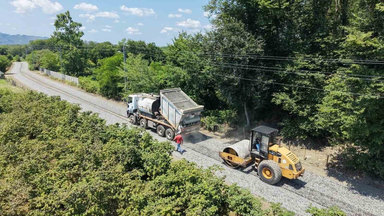 Terme'de yol çalışmalarında 200 milyon TL'yi aşan yatırım