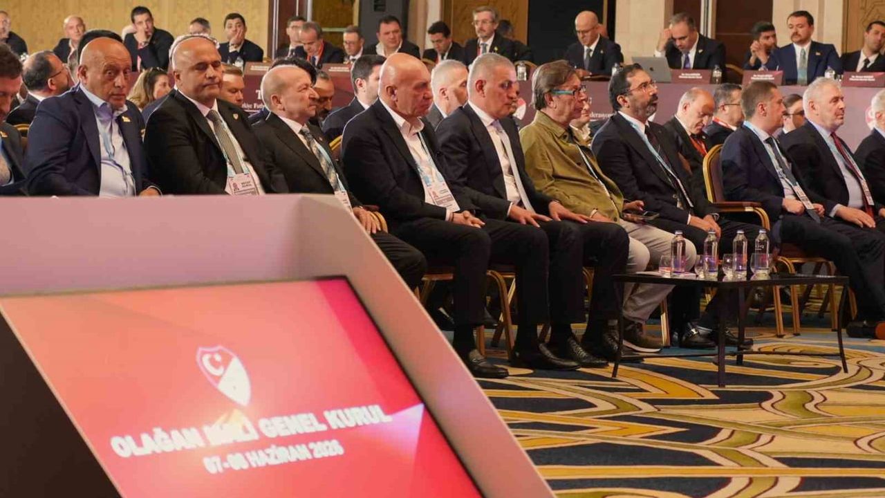 TFF Olağan Mali Genel Kurulu Ankara'da başladı