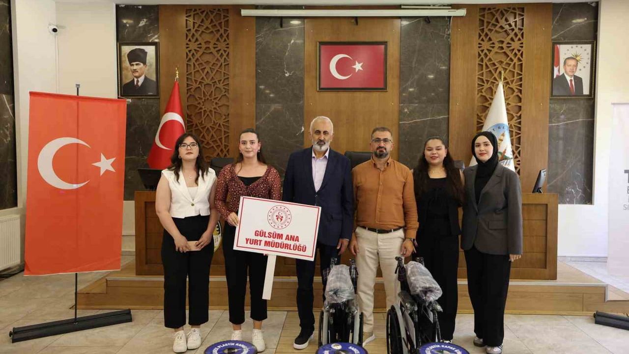 Tokat Belediyesi'nin Sıfır Atık Kampanyası engellilere tekerlekli sandalye sağladı