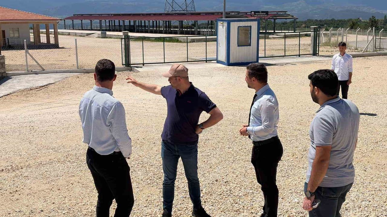Tosya'da İbni Selim ile Hocaimat arasında yeni çevre yolu için saha incelemesi