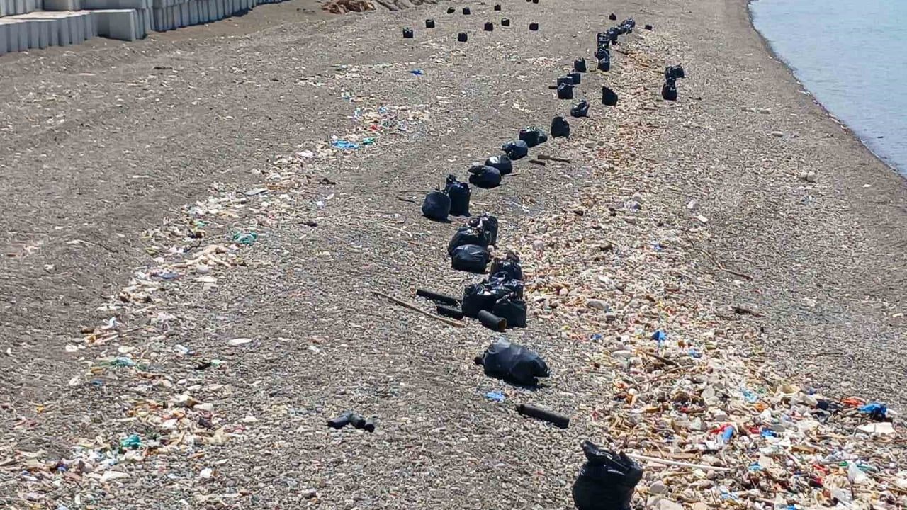 Trabzon sahilinde çöp seferberliği başlatıldı
