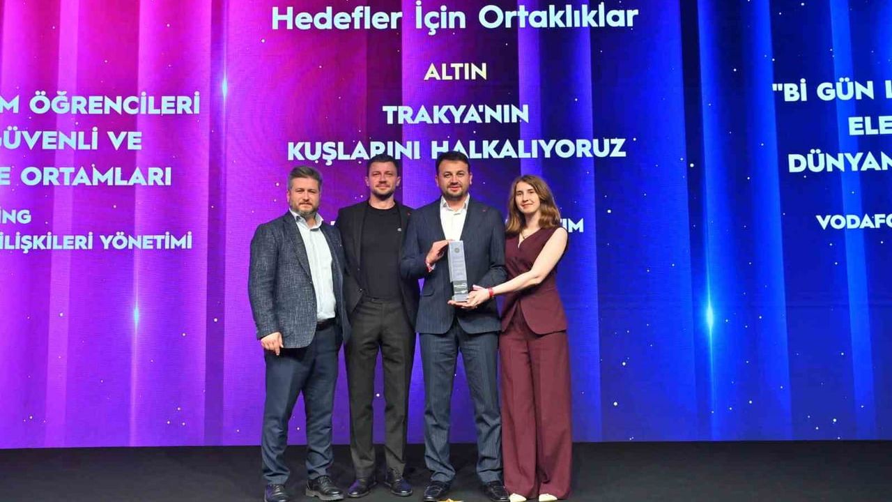 Trakya’nın kuşlarını halkalıyoruz projesi Brandverse Awards 2026’da altın ödül aldı