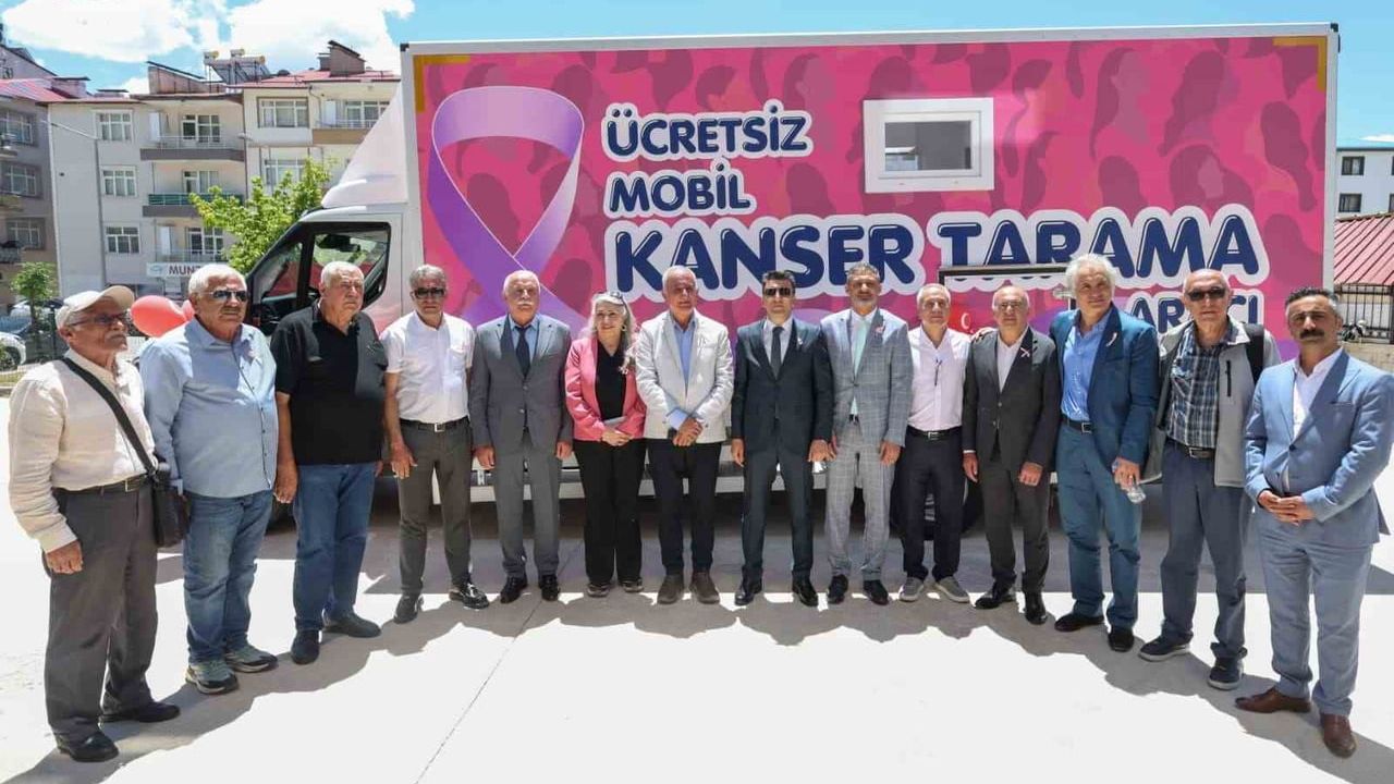 Tunceli'de mobil kanser tarama aracı hizmete girdi
