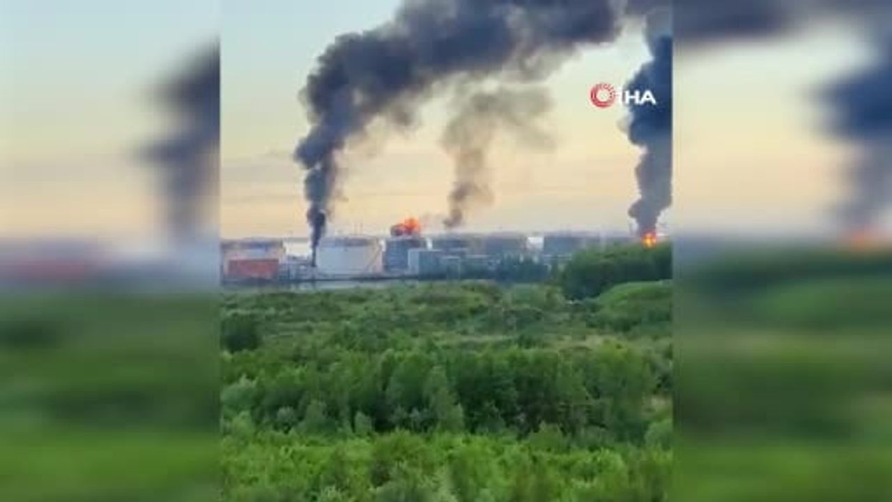 Ukrayna'dan 'Rus Davosu' öncesi İHA saldırısı: Petersburg Petrol Terminali hedef alındı