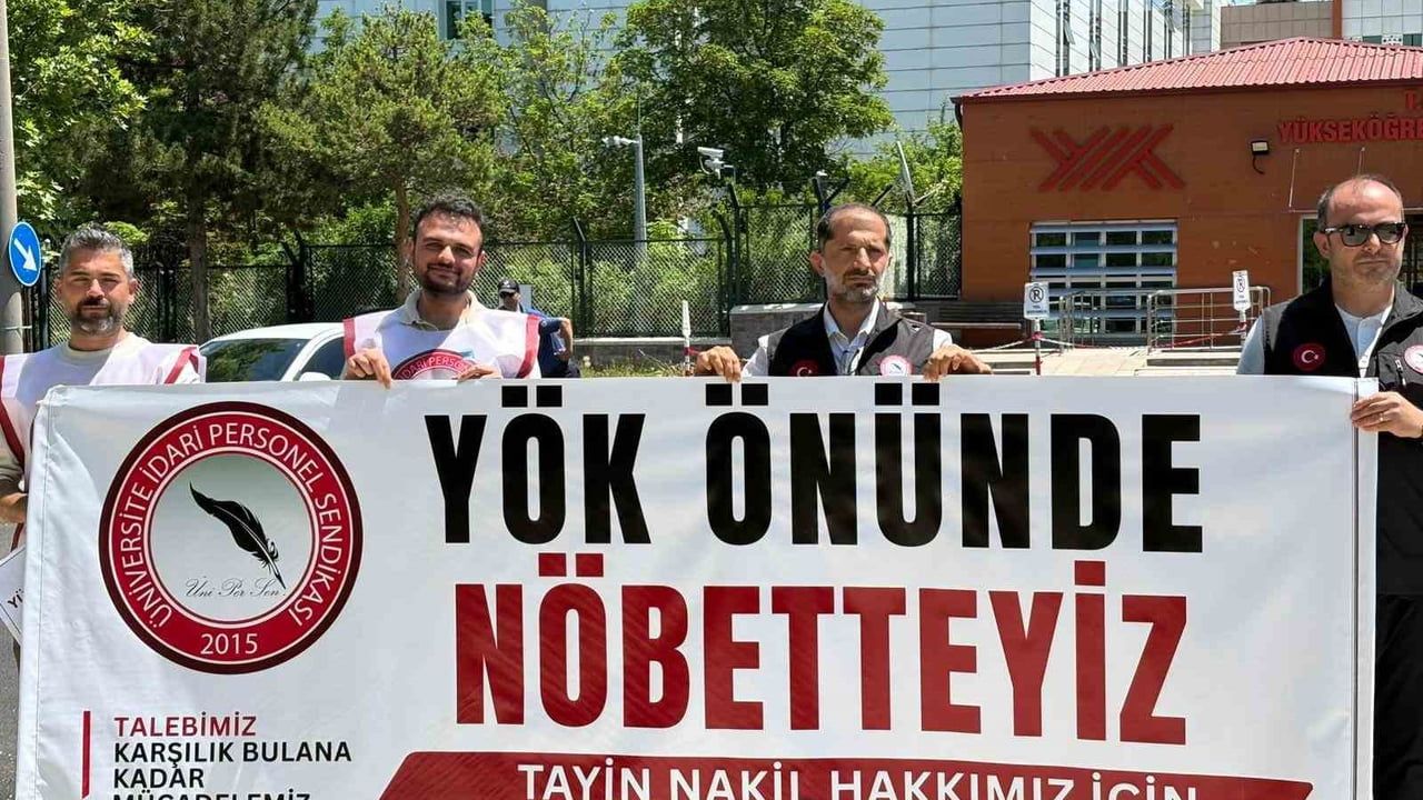 ÜNİPERSEN YÖK Önünde Tayin-Nakil Çağrısı: Merkezi, Bağlayıcı Mekanizma Talebi