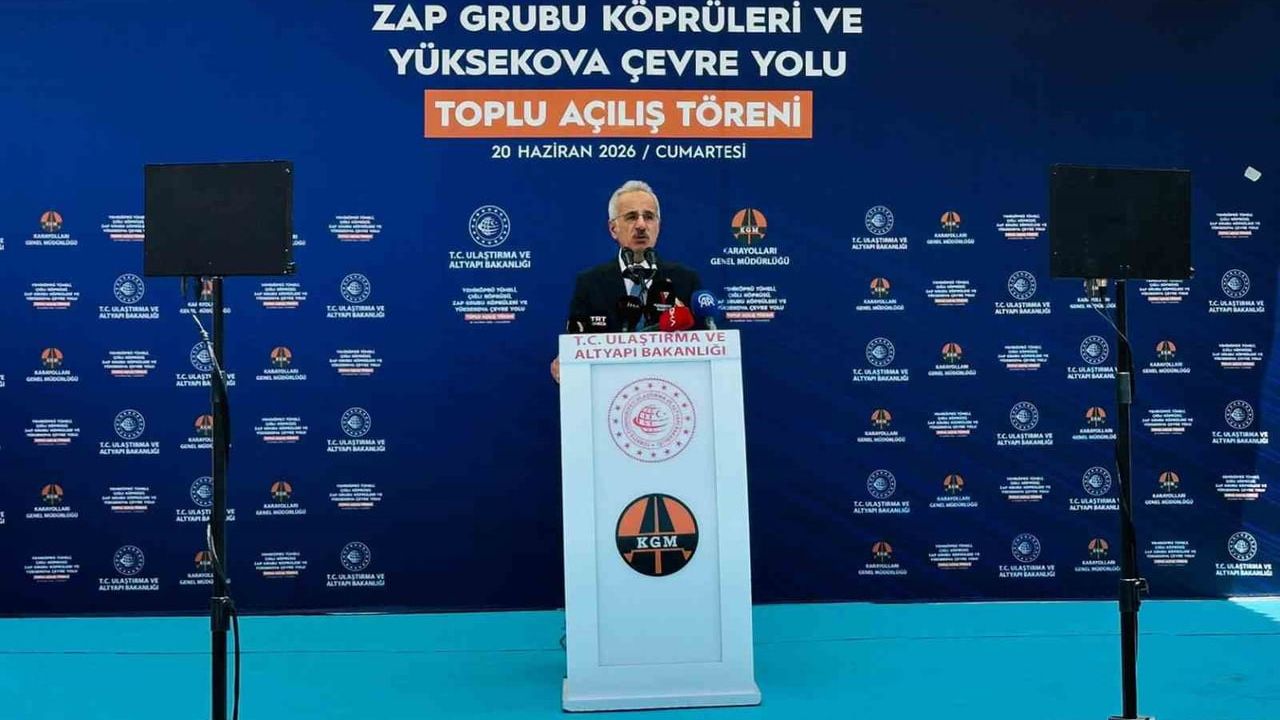 Uraloğlu: Hakkâri'de 'girilmez' denilen vadilere tüneller ve köprüler açılıyor