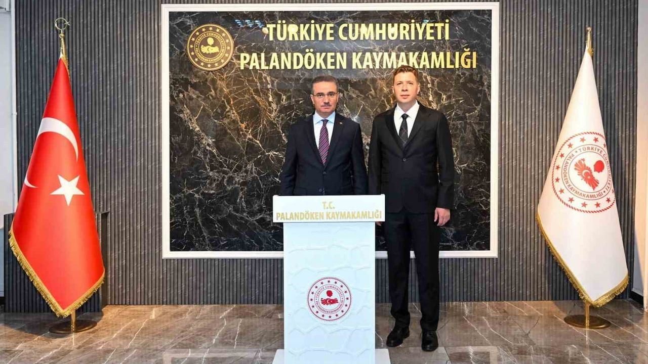 Vali Aydın Baruş Palandöken'de: İlçe Hizmetleri, Yatırımlar ve Turizm Hedefleri Görüşüldü