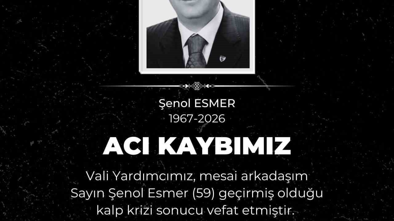 Vali Çiçek'ten vali yardımcısı Şenol Esmer'in ölümüyle ilgili açıklama
