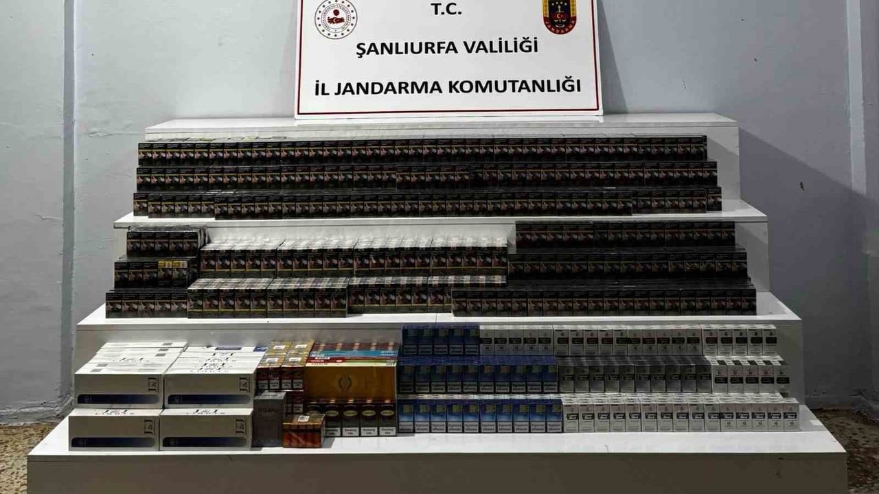 Viranşehir'de jandarma operasyonu: 4 bin 510 kaçak sigara ele geçirildi, 22 kişiye işlem