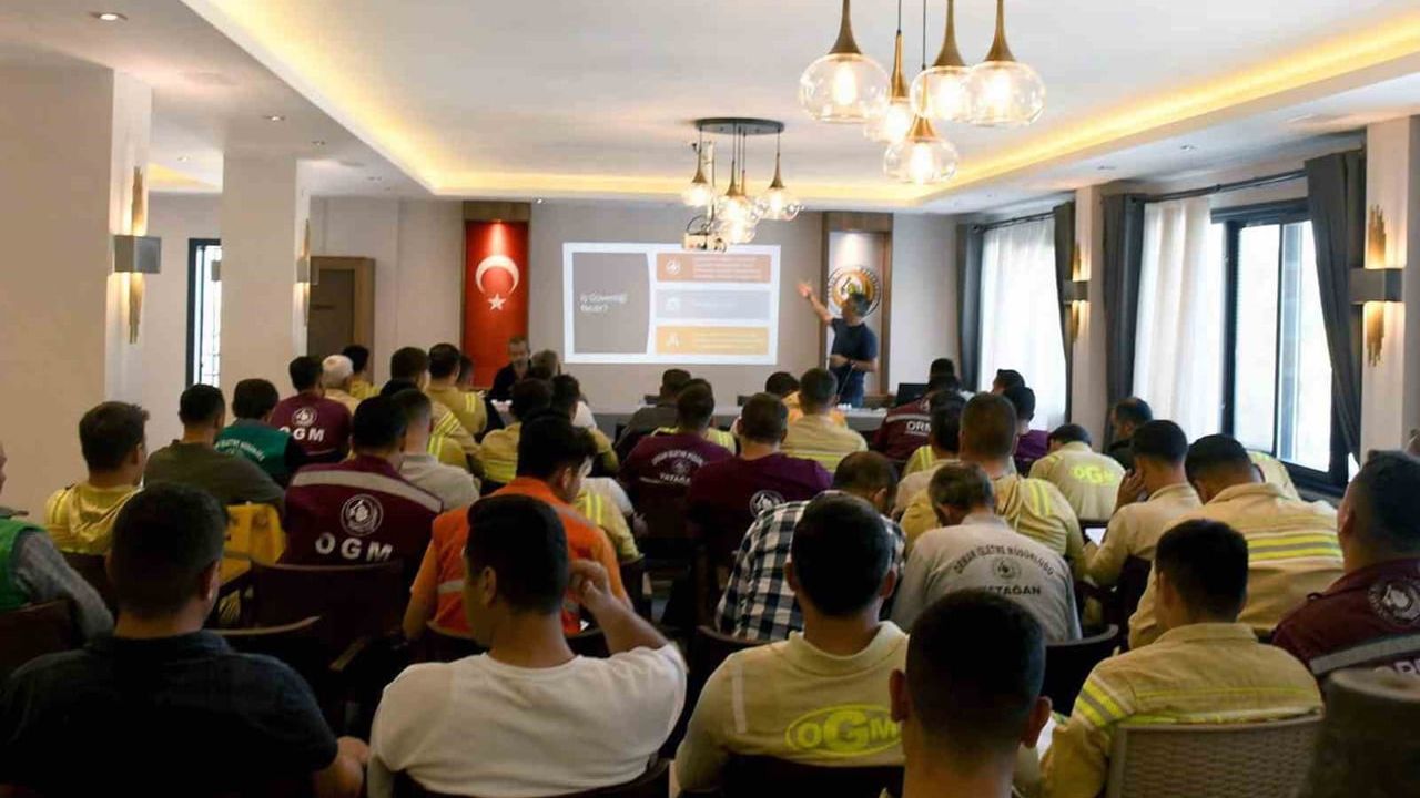 Yatağan Orman İşletme personeline iş sağlığı ve güvenliği eğitimi