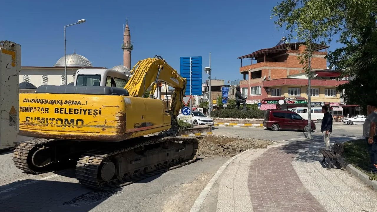 Yenipazar yollarında sıcak asfalt çalışması başladı