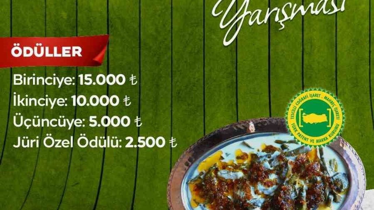 Yeşilyurt’ta kiraz yaprağı sarması yarışması 28 haziran’da düzenlenecek