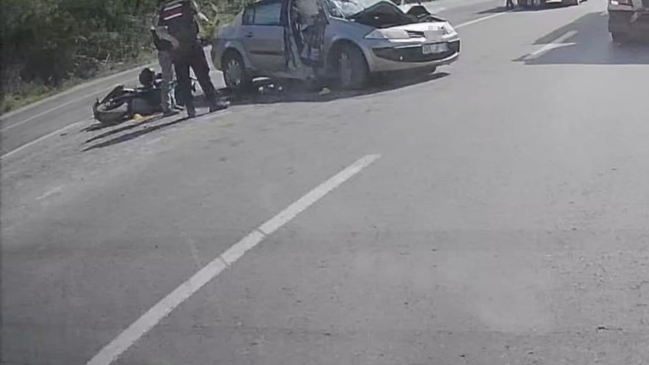 Zonguldak’ta otomobille çarpışan motosiklet sürücüsü hastanede yaşamını yitirdi
