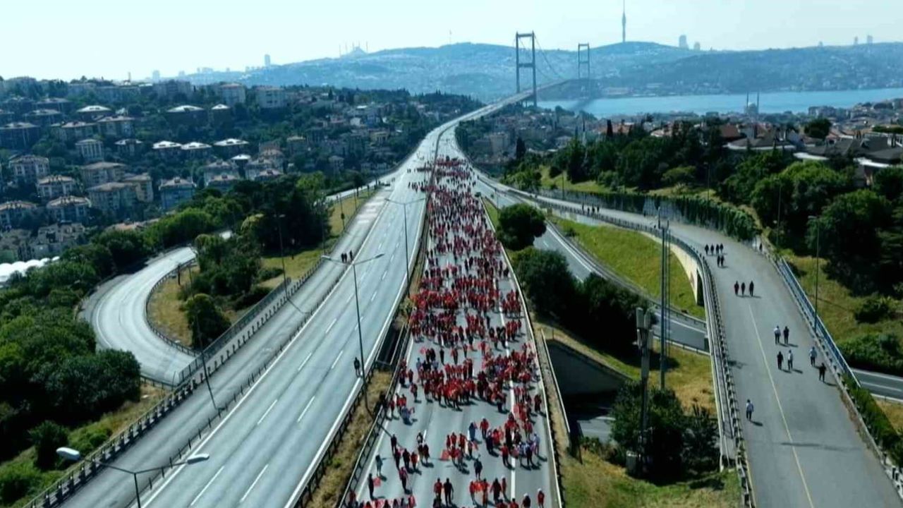 15 Temmuz Demokrasi ve Milli Birlik Günü yürüyüşü başladı