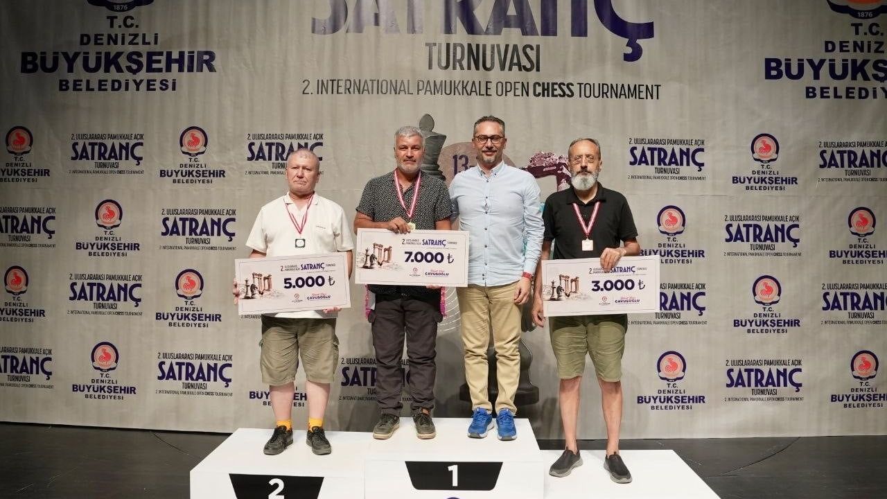 2. uluslararası Pamukkale açık satranç turnuvası şampiyonlarını buldu