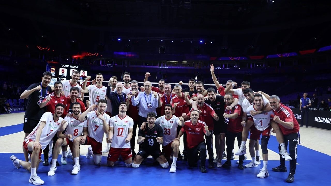 A milli erkek voleybol takımı, Milletler Ligi'nde tarihinde ilk kez çeyrek finalde