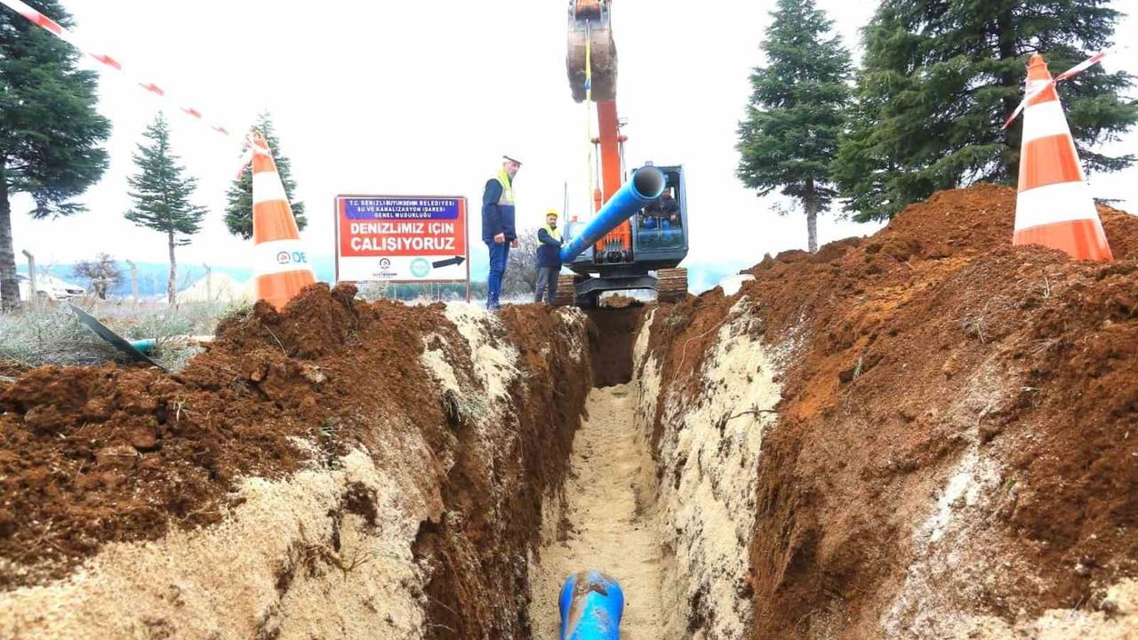 Acıpayam’da asbestli borular tarihe karışıyor