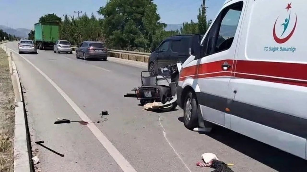 Acıpayam'da SUV araçla elektrikli bisiklet çarpıştı; sürücü yaşamını yitirdi