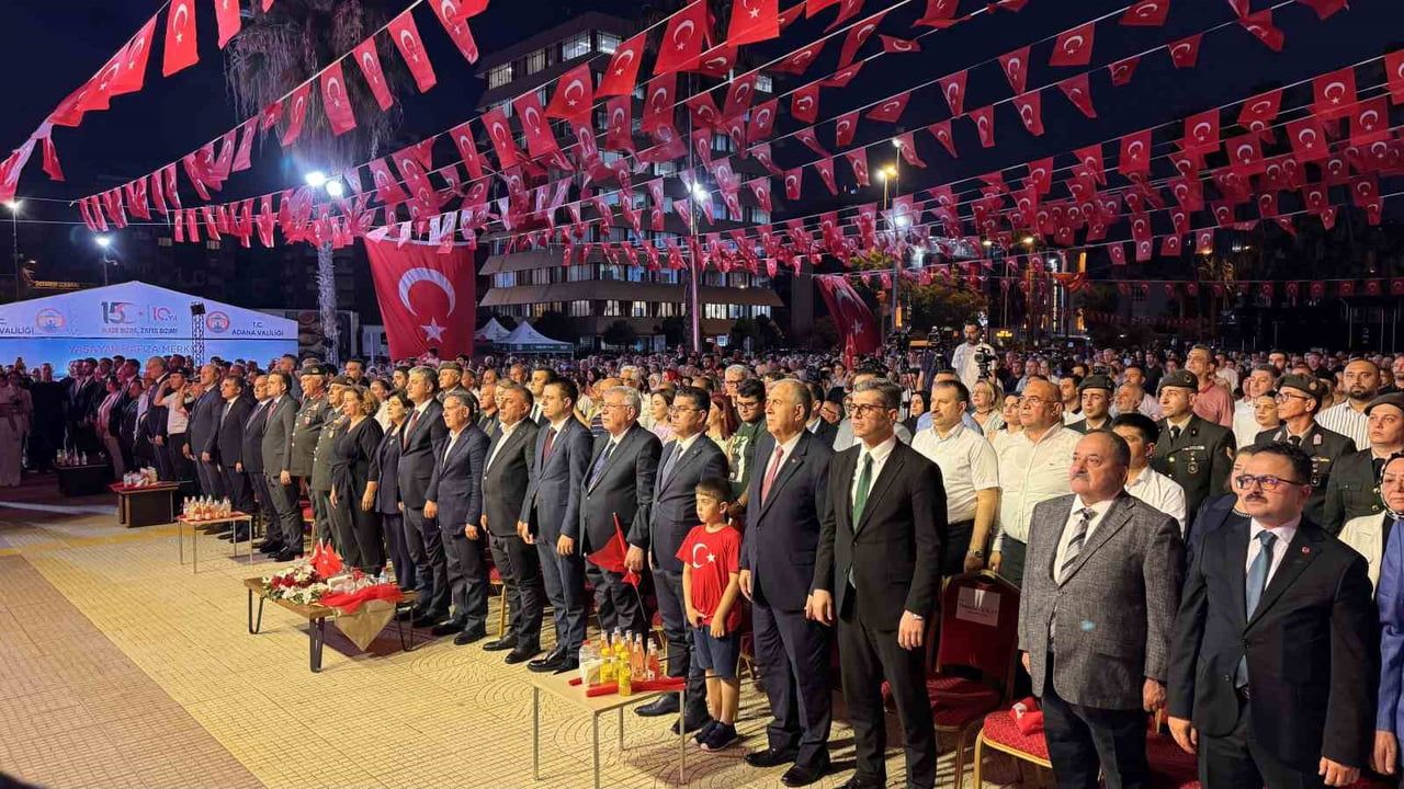 Adana'da 15 Temmuz'un 10. yılında demokrasi nöbeti