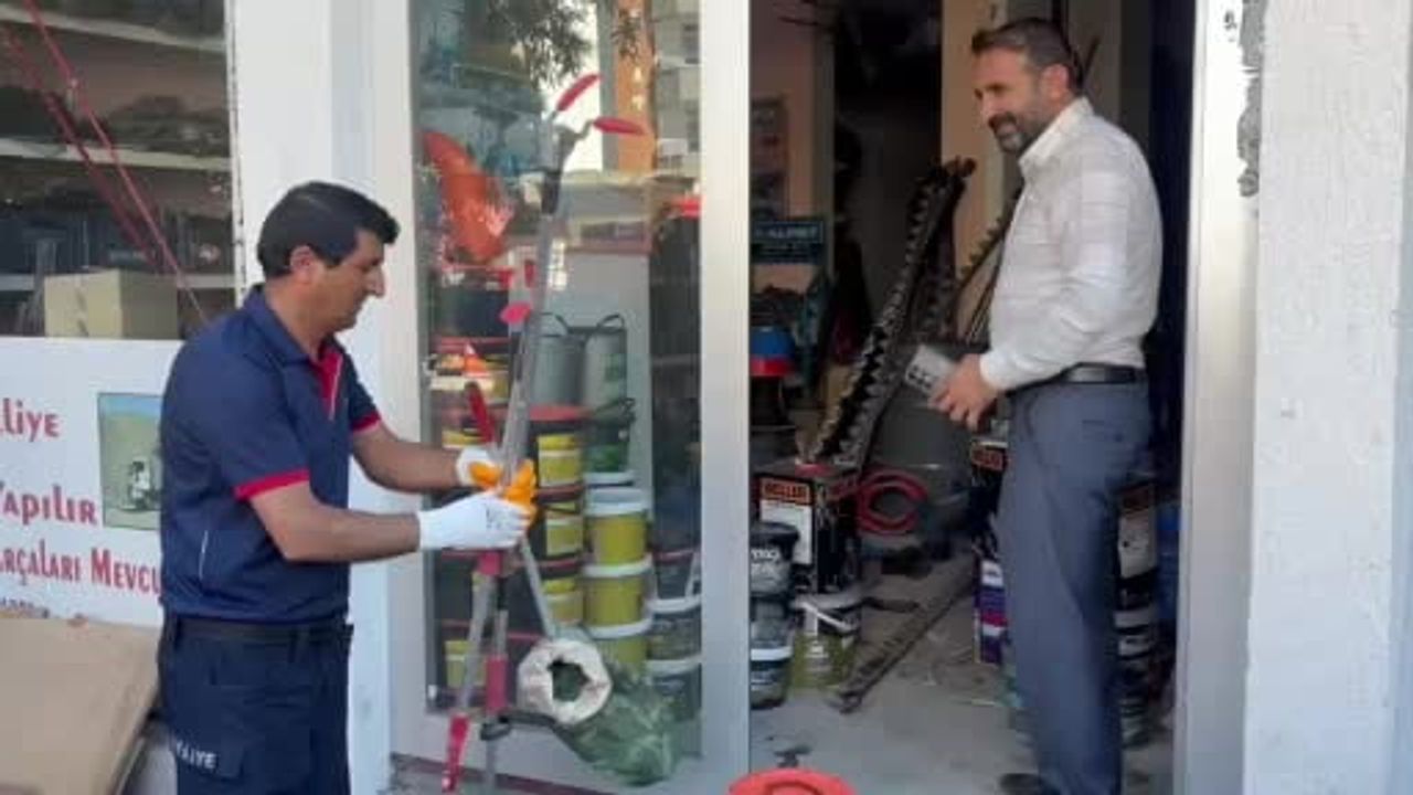 Adilcevaz'da iş yerine giren yılan ekipleri harekete geçirdi