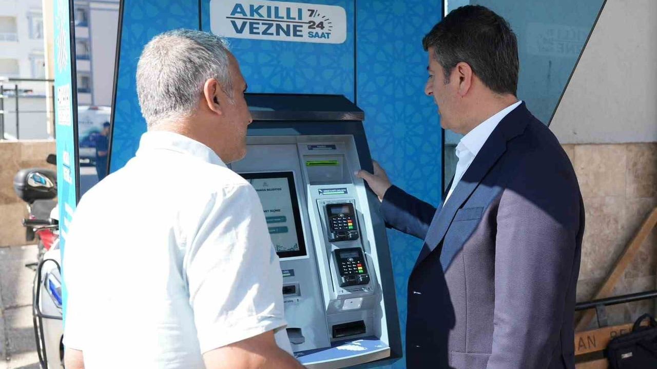 Adıyaman'da akıllı vezneler 8 noktada hizmete başladı