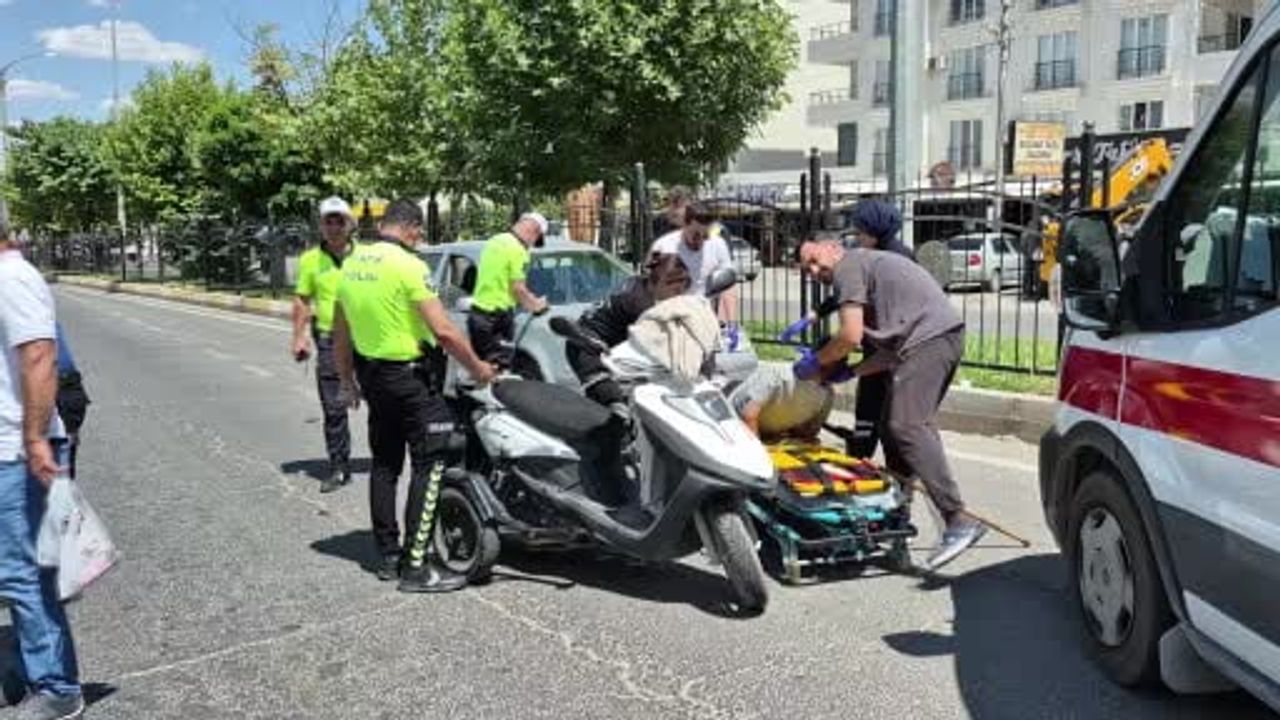 Adıyaman'da otomobil ile motosiklet çarpıştı: 1 yaralı