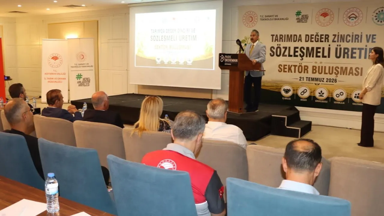 Adıyaman’da tarımda değer zinciri ve sözleşmeli üretim ele alındı
