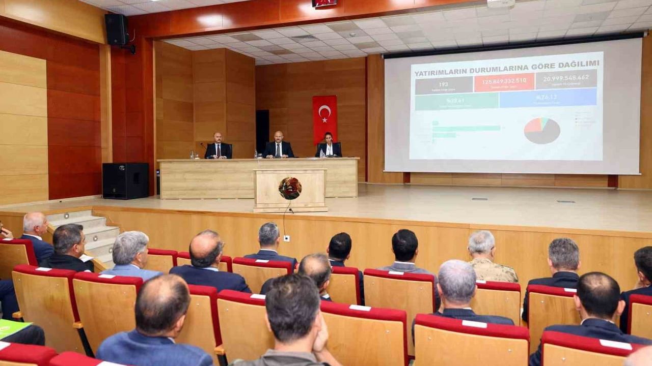 Adıyaman’daki kamu yatırımları masaya yatırıldı