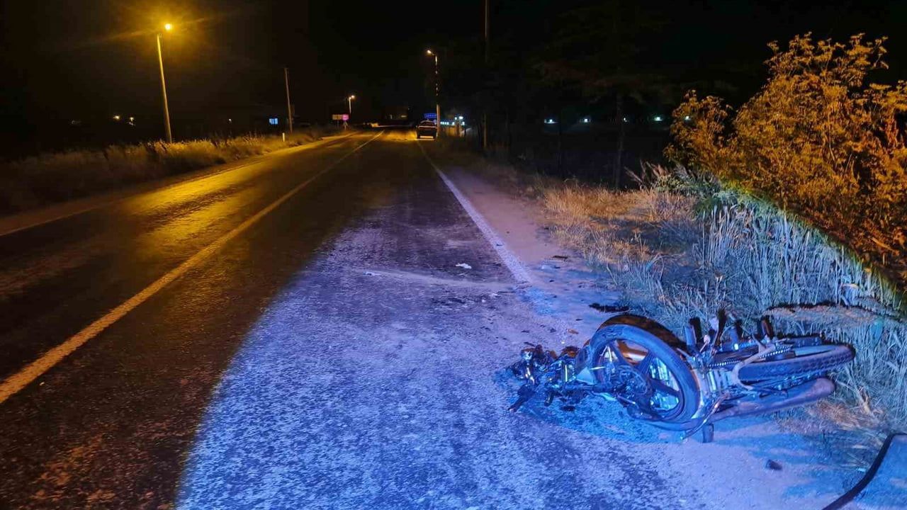 Afyonkarahisar'da motosiklet sürücüsü kaza sonucu hayatını kaybetti