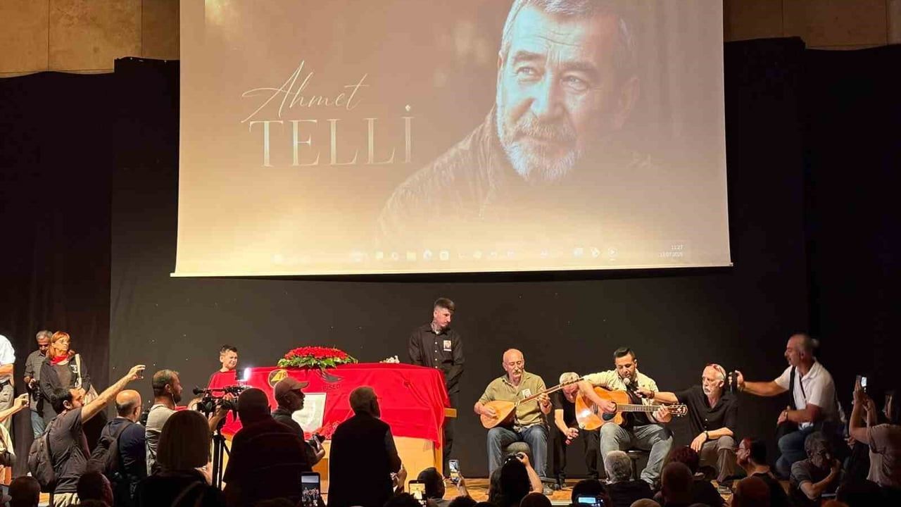 Ahmet Telli için cenaze töreni düzenlendi