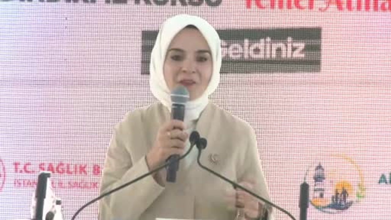 Aile ve sosyal hizmetler bakanı Mahinur Özdemir Göktaş Arnavutköy’de 5 tesisin açılışını yaptı