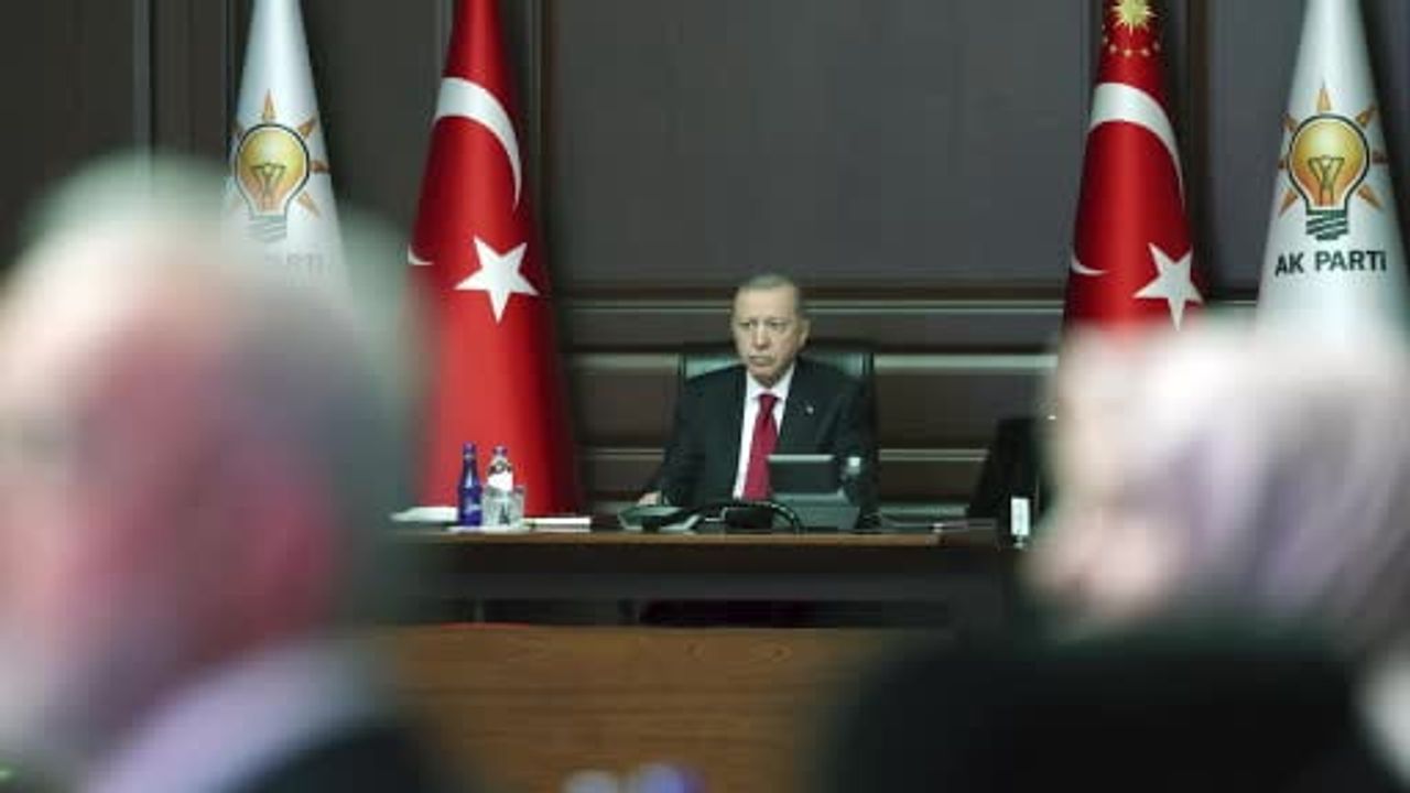 AK Parti MYK toplantısı Erdoğan başkanlığında yapıldı
