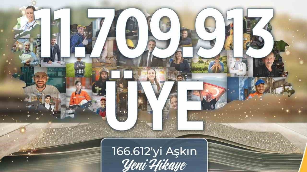AK Parti üye sayısı 11 milyon 709 bin 913'e ulaştı
