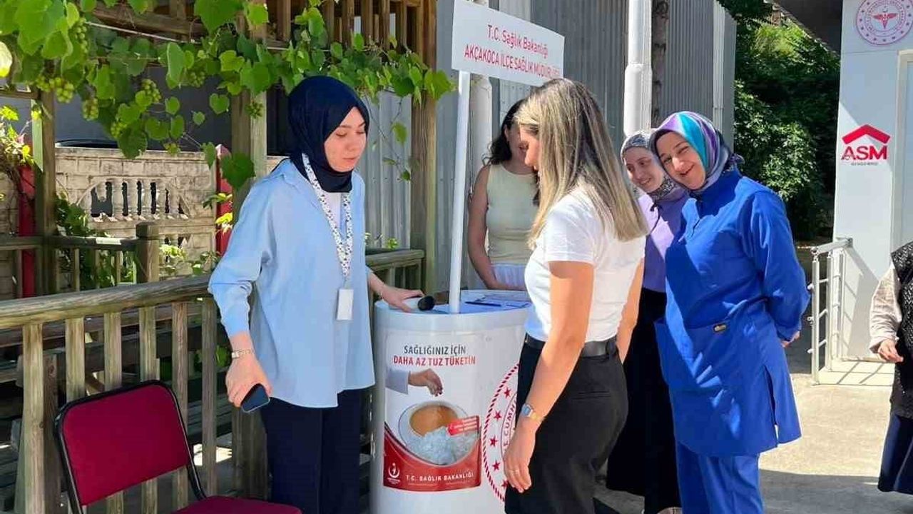 Akçakoca'da hareket yaşı ölçüldü ve kişiye özel yönlendirmeler yapıldı