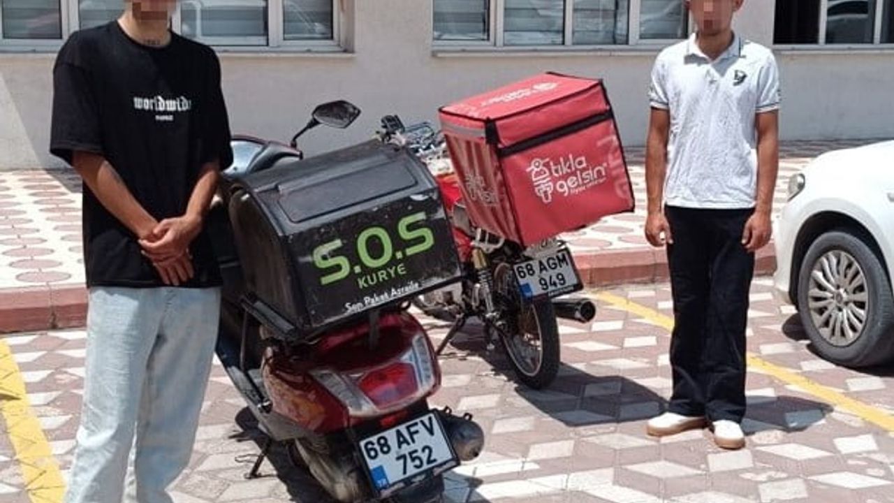 Aksaray'da çocuk parkına motosikletle giren iki sürücüye 146 bin lira ceza