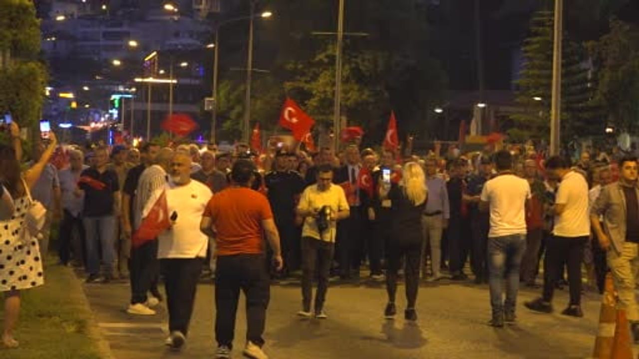 Alanya’da 15 Temmuz’un 10'uncu yılında anma programı düzenlendi