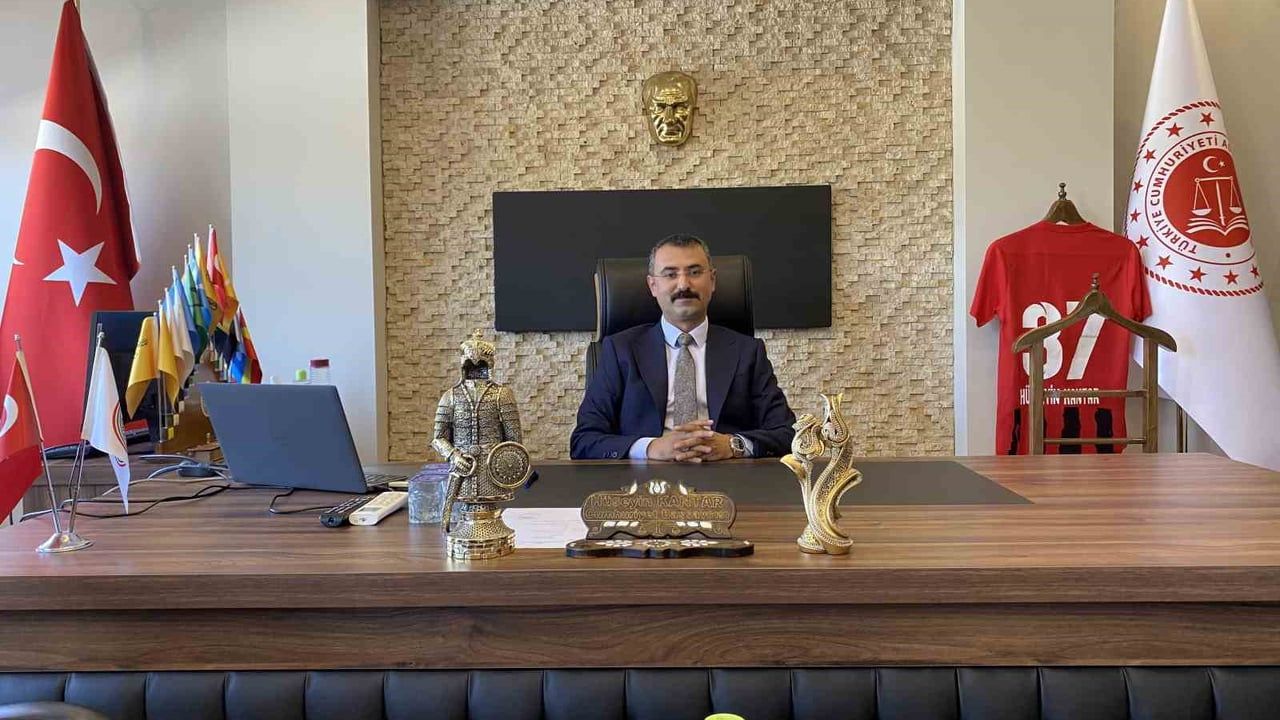 Alaşehir’in yeni cumhuriyet başsavcısı Hüseyin Kantar göreve başladı