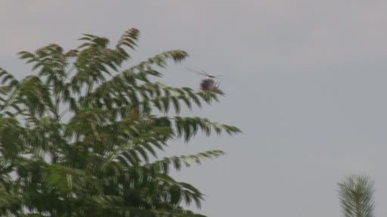 Ambulans helikopterle beyin kanaması şüphesiyle hasta Erciyes Üniversitesi'ne sevk edildi