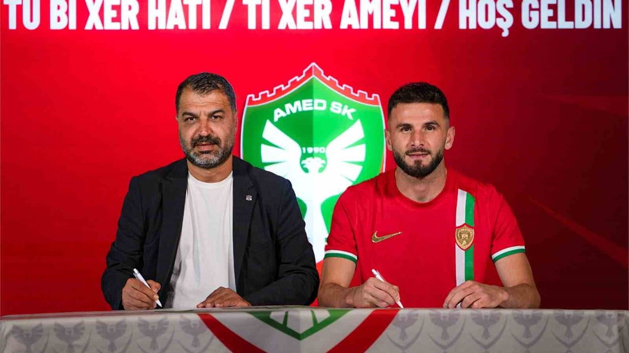 Amed Sportif Faaliyetler Lumbardh Dellova ile 3 yıllık sözleşme imzaladı