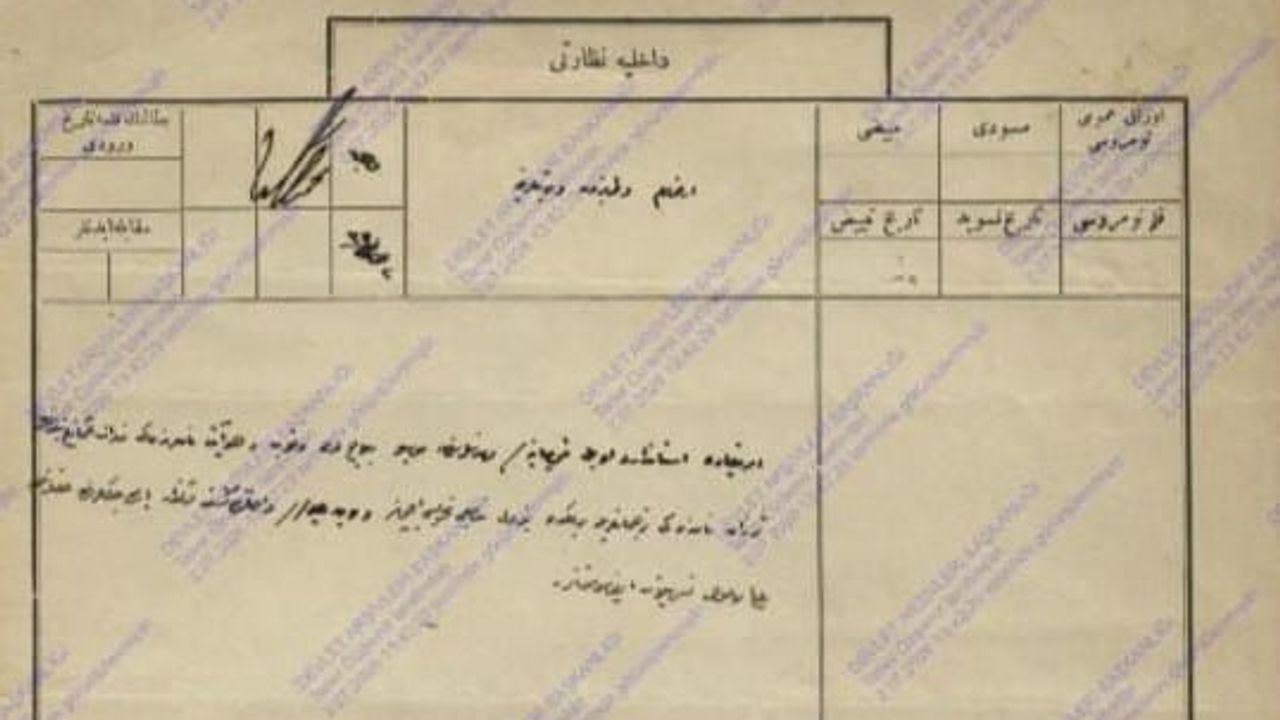 Amerika'nın Erzurum ilgisini gösteren yüzyıllık arşiv belgesi
