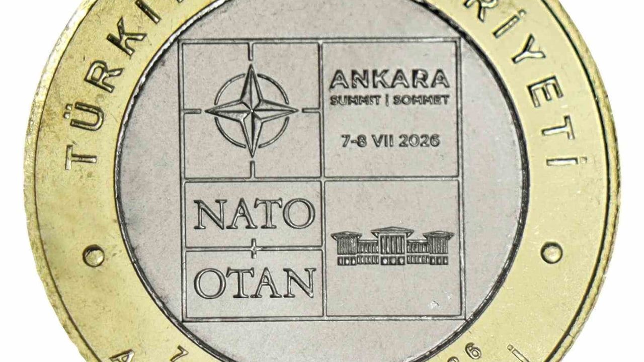 Ankara'da düzenlenen NATO zirvesi anısına 5 liralık hatıra parası basıldı